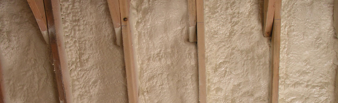 closed-cell spray foam insulation in 